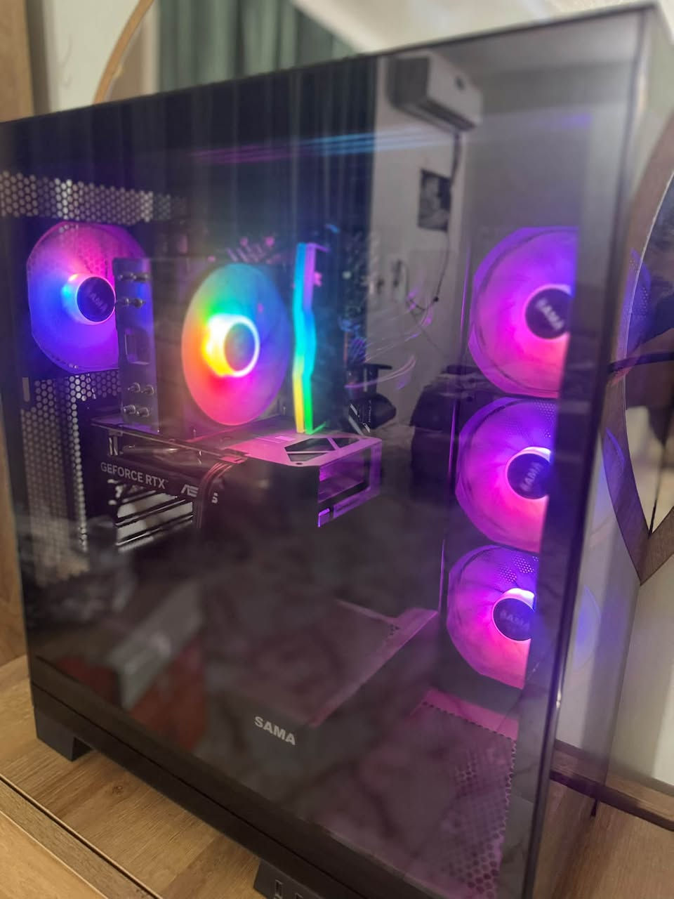 pc للبيع
المعالج: i5-14400F

كارت الشاشة: RTX 5060 8GB

الرام: 16GB (2x8GB) Team Group DDR4 3200MHz

الهارد: WD Green SN3000 1TB NVMe M.2 SSD

المذربورد: ASUS PRIME H610M-K D4 ARGB

الباور سبلاي: SAMA 750W

الويندوز: Windows 11 Pro

السعر : مليون و 350 الف 

مكاني بغداد 

***********

