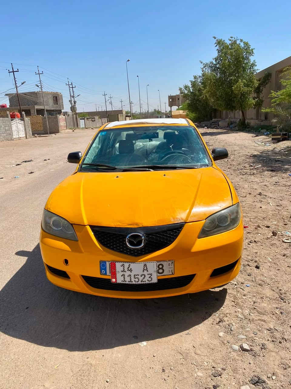 سلام عليكم شباب للبيع سياره مازده موديل 2008 رقم نكليزي سنويته 30 بيه مكينه كورله بكاجو  تبريد شغال ومكنته بيه خيط تبخير سعره 25بيه مجال قليل مكاني بصره البرضعيه  وهاذ رقمي***********
