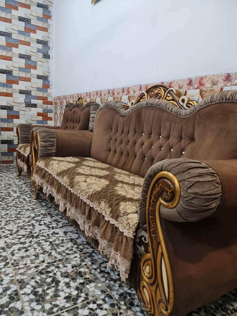 يا الله يارزاق
سلام عليكم تخم ملكي 👑عشر مقاعد تفصال ثقيل احطاطه وليسه سوكي قياس استندر احطاطه ضخم تخم متكون من 5 قطع 10 مقاعد سفنج ضغط عالي قماش نضافه فول جدآ زلغ مابي👍  (((مكاني بغداد الحسينيه المعامل ))   ((سعره 700 ويا توصيل بي مجال سعره 700 معا توصيل وبي مجال))* الشراي يجي خاص او وتساب  واني خادم  التصال ع،(***********)📞🩶
