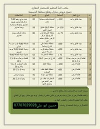 منازل • قطع أرض • الحسينية