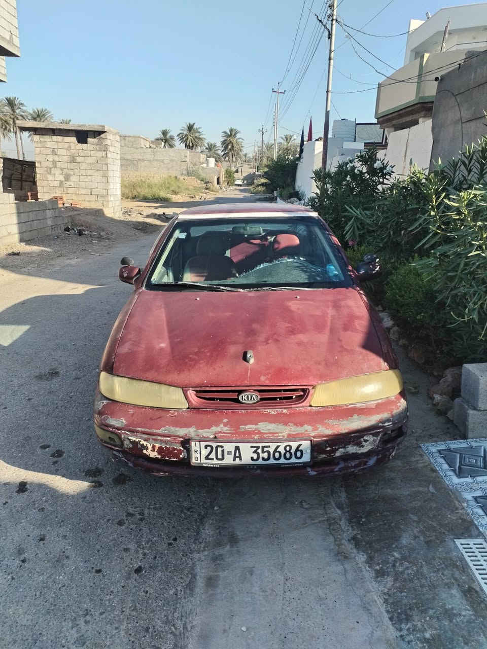 كيا سيفيه موديل 1995 رقم ديالى بأسمي سعر 20 وبيهة مجال مكان سياره شهربان ستفسار ***********
