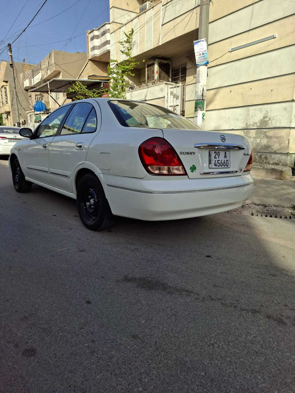 سلام عليكم نسيان سني ياباني 2007 سياره فول دخل صاج مكينه 1800 قبق اسود كير عادي سياره مابيه نقص برغي  المكان بغداد دولعي رقمي ***********

