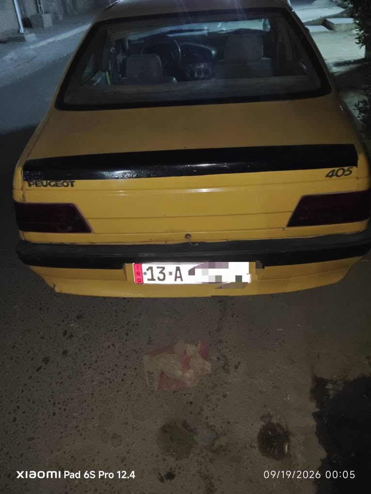 سيارة بيجو 405 2015#.
رقم نكليزي 
كير محرك نظيف 
سعر25 وبيها مجال 
نقص فقط تبريد )كلج كمبريسر 
تواصل واتس اب فقط
*********** عمارة, ميسان

نص مكتوب في الصور:
- Xiaomi Pad 6S Pro 12.4 09/19/2026 03:21
- Xiaomi Pad 6S Pro 12.4
- 09/19/2026 00:06
- Xiaomi Pad 6S Pro 12.4 09/19/2026 03:20
- Xiaomi Pad 6S Pro 12.4 09/19/2026 00:05