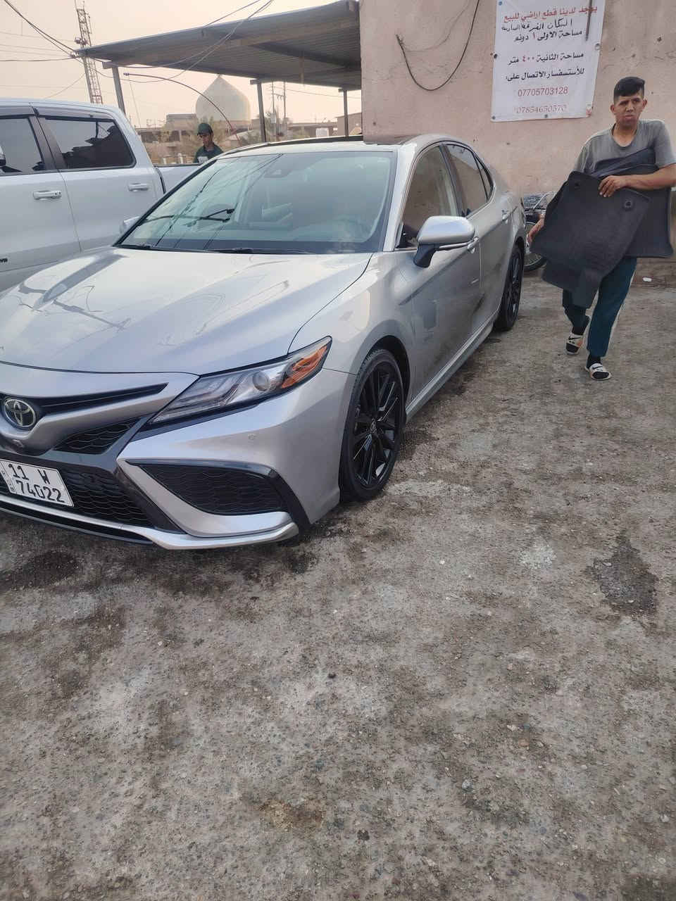 كامري مديل 24 فول السياره تغرير قرق نسبه بصيطه السياره ماكو اي ضرر بيها رقم بغداد محركv6 تفاصيل السياره داخل المنشور السياره بالبصره السعر 255 بيها مجال ***********
