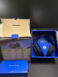 سماعه steelseries arcits nova 1p وزن خفيف،مايك ممتاز،وسادات أذن كلش مر...