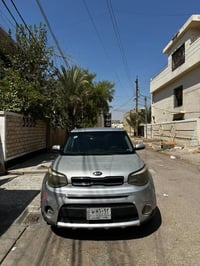كيا صول موديل 2019 حادثها قطعه فقط لون رصاصي شاشه ابل كاربلاي ، كامره ...