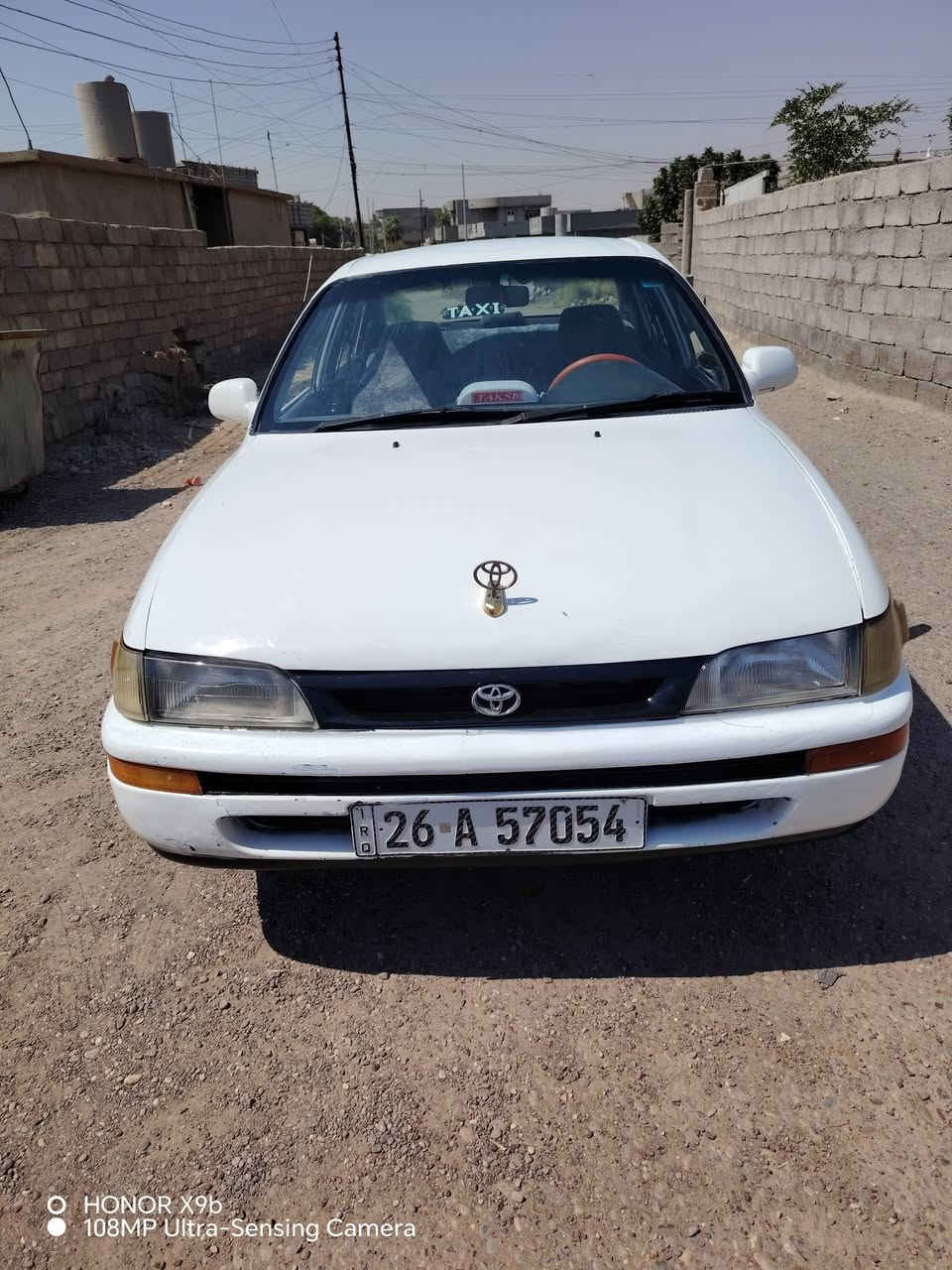 للبيع تيوتا كورلا.
المـــوديــل1994
  . شرط التحويل              
مكفولـة مــن العيــب الشرعـي.               
مكفولة من الكص .      
كيــر ومكيــنة مكفـولات
شرط
كهربائيات كاها شقاله
مضومه زنون 
السياره حلوه مال بيت 
السعر 44 وبيها مجال 
اتصال ***********

نص مكتوب في الصور:
- HONOR X9b
- 108MP Ultra-Sensing Camera
- HONOR X9b 108MP Ultra-Sensing Camera
- 108MP Ultra Sensing Camera