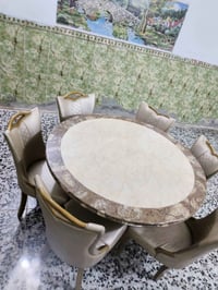 ميز طعام مرمر ماخذينه بمليون وربع نريدة ب ٢٧٥ وبي مجال بسيط بغداد البل...