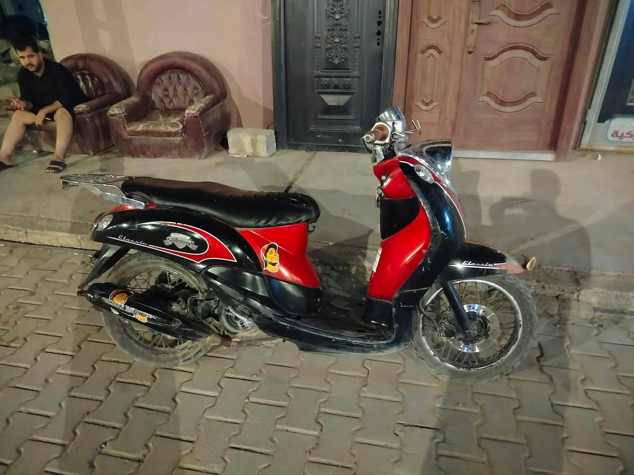 للبيع ڤينو ياماها ياباني دراجه كامله تجفيت جديد مكان ديالى بعقوبه سعر ٣٠٠ بيها مجال رقم هاتف ***********
