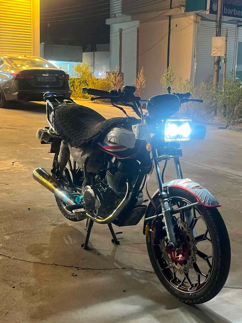 دراجه نامي برو هونزده موديل 2025. 200cc محسن ويا ورقتين دراجه اي عيب مابي دراجه شلعه معدل فول كماليات كامله نص نكره تشتغل ربع مايحتاجله صالنصه s600محرك ممفتوح لوك ولات مصطره نضافت الماطور مبين بل صوره سعر ٧٥٠بيمجال مكاني خانقين رقم ***********
