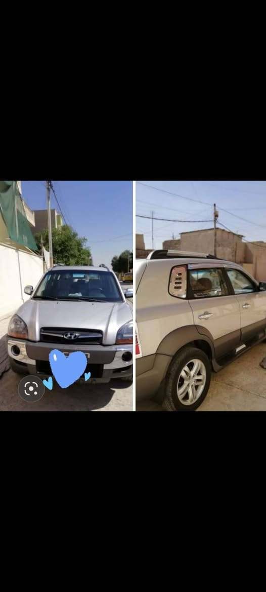 السلام عليكم للبيع توكسن 2009 سياره مال بيت كلين مابيها ضرر ماشيه 115 تايرات ضخم جدد للاستفسار اكثر راسلني او اتصل ‏‪***********‬‏
