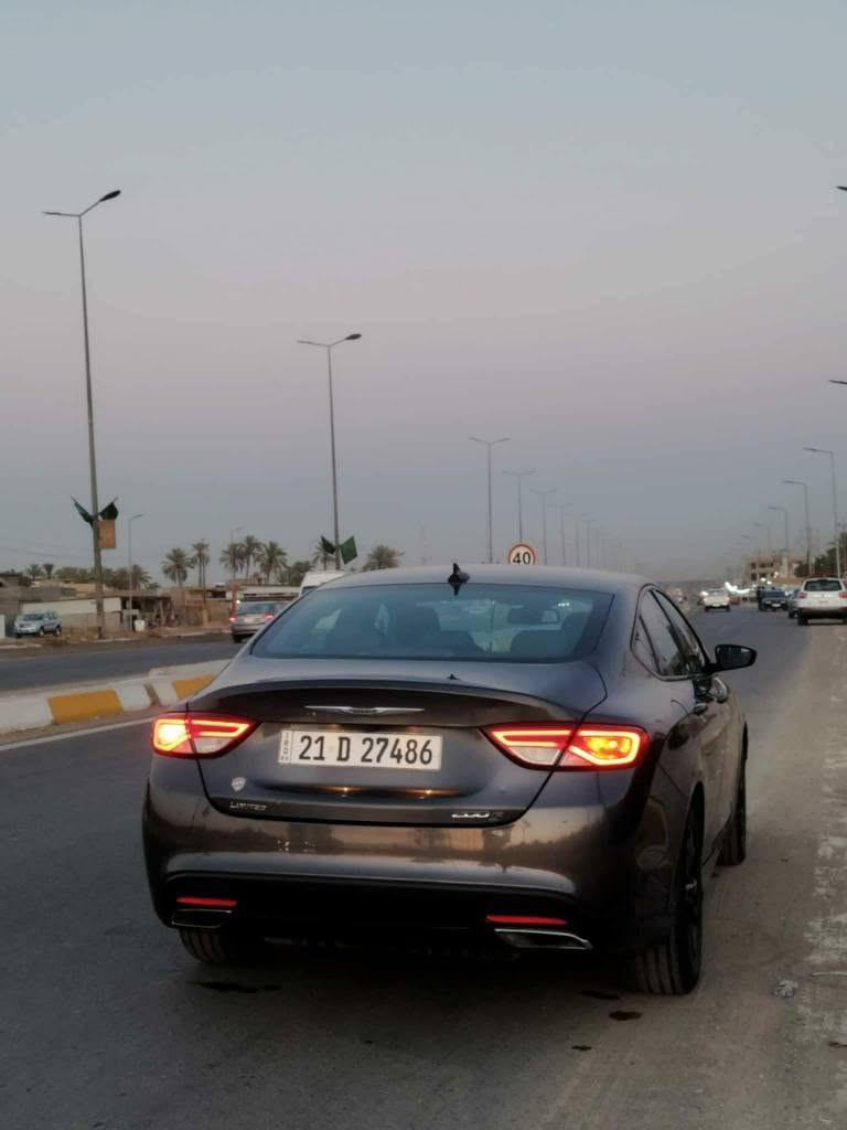 للبيع: كرايسلر C200 فئة S موديل 2015 معروفه هاي المواصفات قطعتين تبريد #ثلاجه 
#السعر75$ 
أي أستفسار الأتصال ***********
أسيا ***********
والأرقام اول تعليق😊
#شرط_التحويل الرقم سليمانيه سنويه لل 2029

​سيارة امريكية قوة وراحة، جاهزة بيهه ملاحضات بسيطه 
​تفاصيل ومواصفات السيارة:
​الموديل: (Chrysler 200)
​الفئة: S (الرياضية)
​سنة الصنع: 2015
​المحرك: 4 سلندر بسعة 2.4L (اقتصادي وعزم ممتا ممتاز)
​الجير: أوتوماتيك (بصمة جير دائرية)​
المقصورة الداخلية: مقاعد جلد رياضية بحواف مطرزة تحمل شعار S، مريحة وعزل ممتاز
 للضوضاء
الشاشة والنظام الصوتي: شاشة لمس متطورة مع نظام صوتي فاخر، يدعم Bluetooth / USB / AUX​أنظمة القيادة: وضعية القيادة الرياضية (Sport Mode) لتجربة قيادة ممتعة واستجابة أسرع
​الإضاءة: أضواء أمامية وخلفية LED مع كشافات ضباب
​التحكم: عجلة قيادة متعددة الوظائف (تحكم بالصوت، المثبت، وهاتف) + مكيف لمس ممتاز جداً
​#الحادث: حادث بجم سطحي وخفيف جداً.
​القطع والصبغ: 5 قطع تبديل وصبغ متقن ونظيف جداً.
​الأساسيات: الشواصي واللغود بشرط الفحص (سليمة 100% )
#ملاحضه اتكفل ب الغرامات المروريه والتحويل شرط بغداد, العراق
