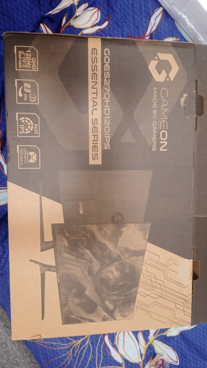 للبيع: شاشة قيمنق GameOn 27 inch (2K - 120Hz)
الرقم للتواصل: ***********

المواصفات: حجم 27 إنش | دقة 2K | معدل تحديث 120Hz | سرعة استجابة 0.5 ..
مدة الاستخدام: اسبوعان.
الحالة: نظافة 100%، خالية من أي عيوب أو بكسلات ميتة.
الملحقات: الكرتون الأصلي متوفر مع كافة الاستيكرات والملحقات.
السعر: 180 ألف
المكان: [دهوك] + يتوفر خدمة التوصيل.

ملاحظة: الشاشة هذه بدون صوت اكدر ابيعلك سبيكر هم وياه سبيكر redragon هذا المعروض بالصور.

السعر مع السبيكر ( 210 ألف)
بدون سبيكر 180 ألف
