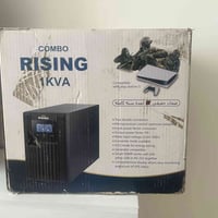 اونلاين 1kVA • ضارب شورت • بطاريتين جيدة