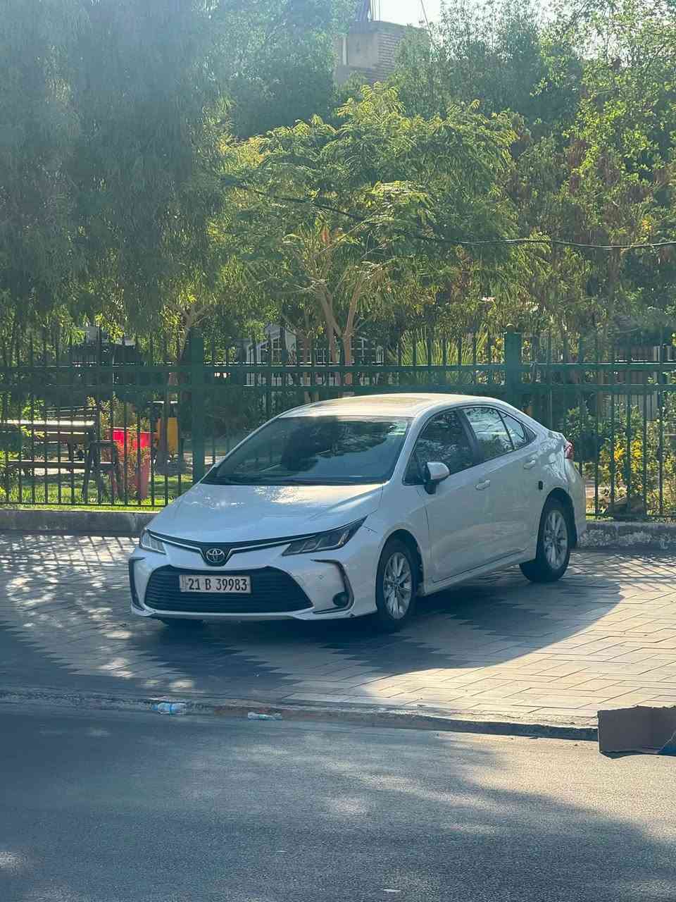 تويوتا كورلا موديل 2022 ماشية155ساز بانزين رقم سليمانية مكانها بغداد قطعتين تبريد ،فتحة ،بصمة،السعر 155$ للتواصل ***********
