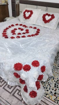 نزلة جربايه مال عرس 🥰❤️  ما مستعمله ابد اجت هديه بقت جديدة للبيع بسعر ...