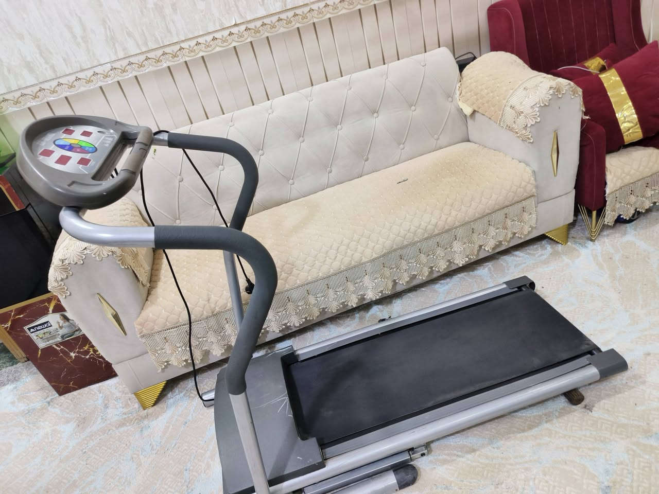 اجهزه رياضيه شغالات وجدد اثنينهم ب 325 وبيهم مجال للشراي سعرهن مناسب لان ماعندي مكان الهن المكان كربلاء الاستفسار ***********
