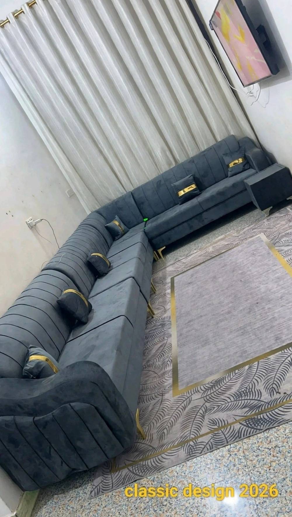 ديوان 10 مقاعد • قماش قديفة • توصيل بغداد