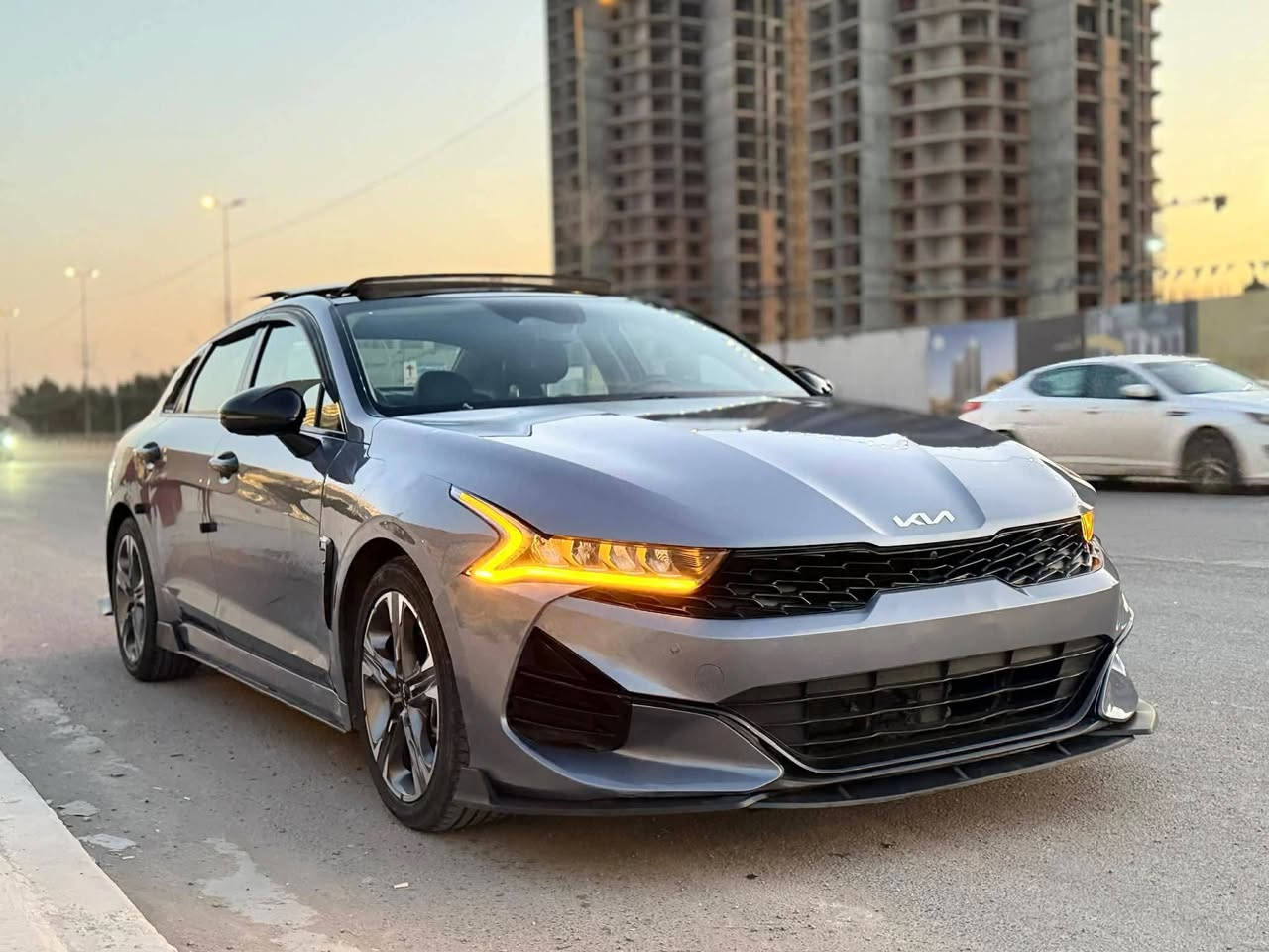 كيا K5 EX • ٢٠٢٢ • حادث ربع