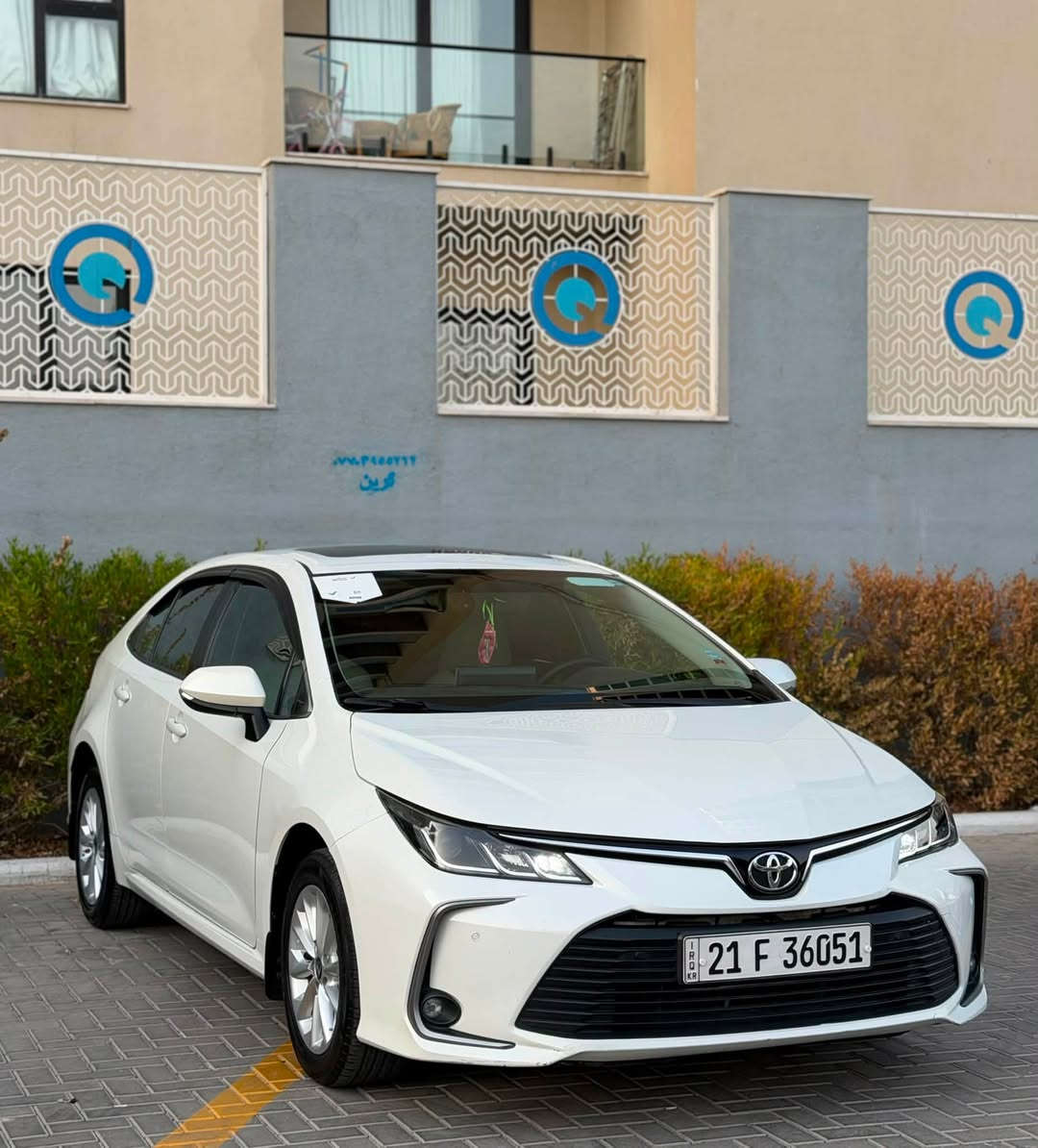 🚘 تويوتا كورولا 2021 خليجي 🔥
فول مواصفات | SAS ياباني 🇯🇵

✨ المواصفات:
• موديل 2021 خليجي
• ماشية 85 ألف كم
• فتحة سقف 🌤️
• بصمة دخول وتشغيل
• حساسات أمامية وخلفية
• زينون + LED نهاري
• كشافات زينون
• داخلية لونين أنيقة
• ويل كب + 5 ويل كب
• مرايات شفط
• مراية عاكسة
• كاميرا دوارة 🔄
• شاشة كبيرة
• تبريد بيانو لمس
• تبريد قطعتين ❄️
• السيارة مكفولة، عدا مكانين بارد بسيطات

💰 السعر: 152 وبيها مجال بسيط 

📍 بغداد – قرب مجمع النسيم

📞 للاستفسار: ***********
