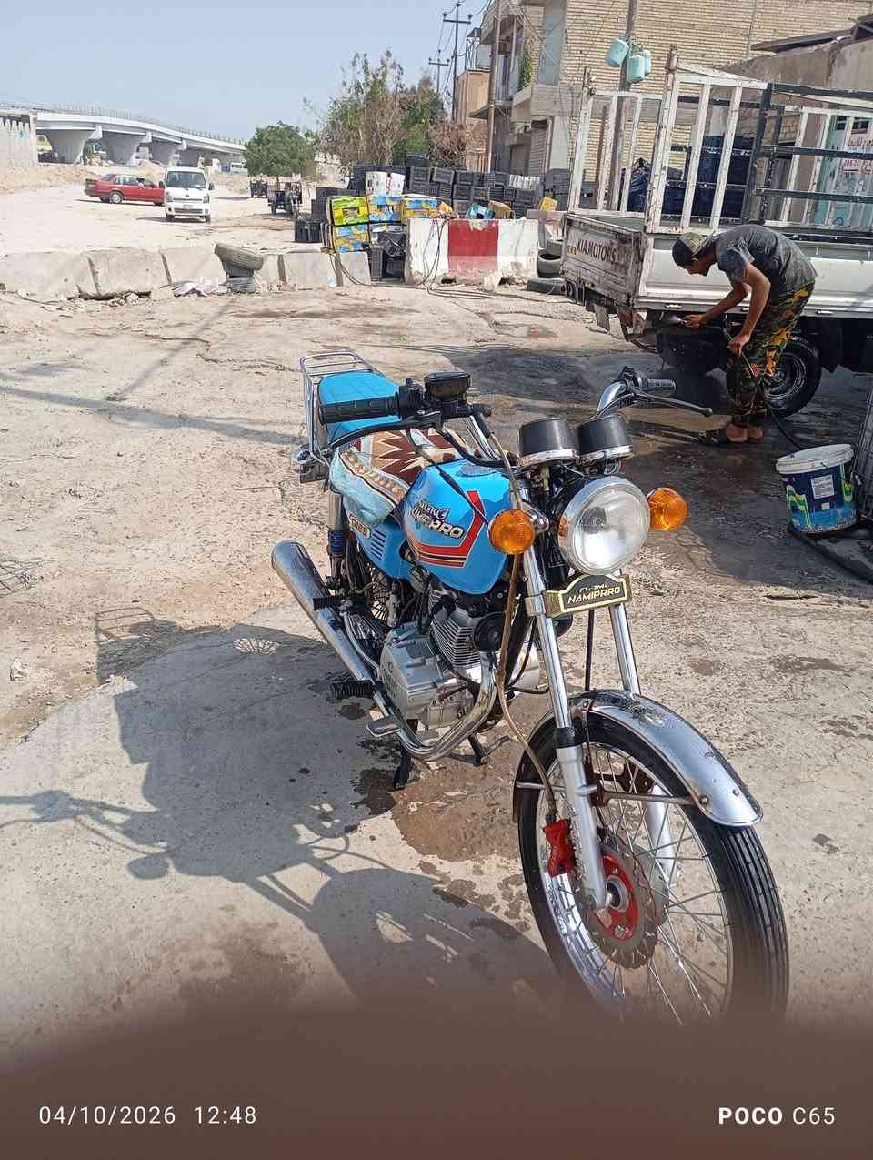 سلام عليكم دراجه اربعه كير نامه برو غطاس موديل 23 بلاد  مداور ثاني يوم مكاني النجف حي الميلاد سعر 1300 وبيهه مجال قليل رقم *********** بي وتساب

نص مكتوب في الصور:
- 04/10/2026 12:48 POCO C65