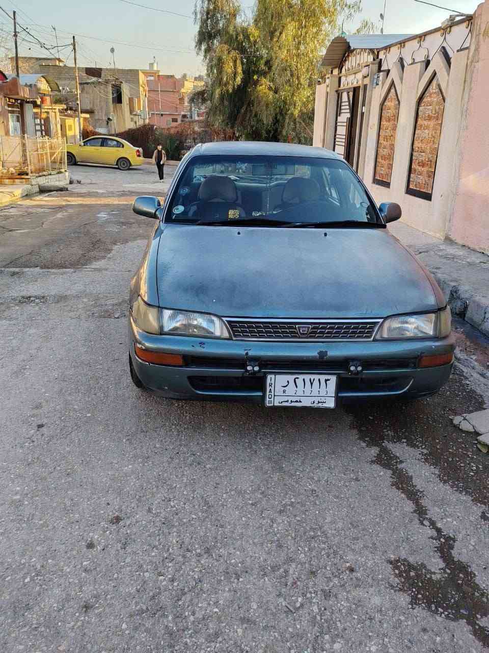سلام عليكم سياره كورلا مديل 1994 محرك 16 شرط وكير شرط سياره نضيفه بدون طخات وضرر بدون صبغ شركة السياره بيها تقحيل بونيد سكف صندوك فقط تقحيل داخل مرتب سياره جاهزا مال بيت رقم نينوى سعر 52 للستفسار ***********
