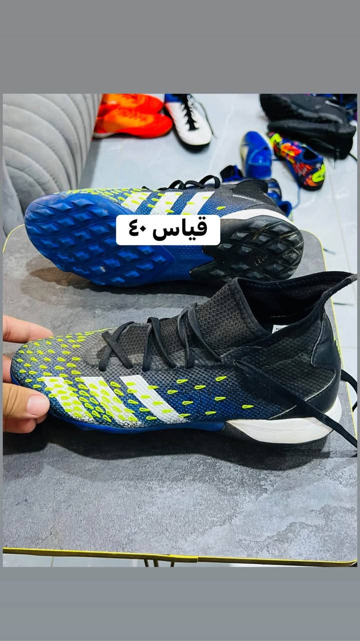 احذيه باله  أوربي الاصلي ✅

فحص امام المندوب ✅

نضافه 100‎%‎✅

كل قطعه وسعرها القطعه الي تعجبك دزها خاص وتدلل ✅💞

توصيل جميع محافظات العراق 5 الاف دينار ✅

واتساب *********** ✅

متواجد واتساب + ماسنجر ✅

نص مكتوب في الصور:
- قياس قياس ٤١
- قياس ٤٠
- قياس ٤٠ ونص