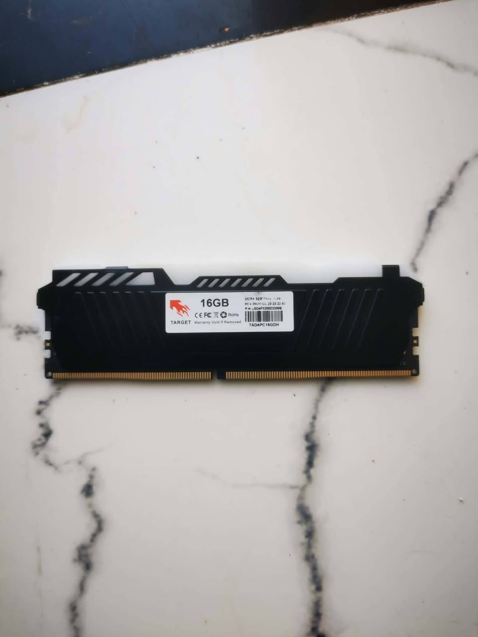 السلام عليكم شباب رام حاسبه جديد ما مستخدم بس فحصته رام ار جي بي.DDR4 3200 GB16 السعر60 مكاني كوت ما عندي توصيل.***********
