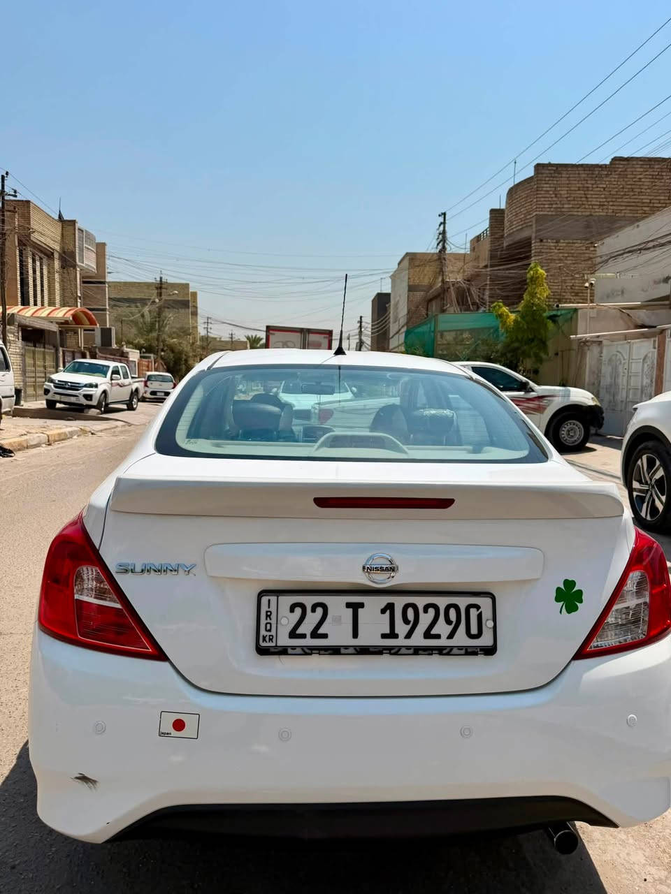 نيسان سني 2023
بليتة زركة هندي. سيارة جديدة 
دوشمة عام 
حدادية وتخم تاير جديد
ماشية 38 الف سيارة جديدة
السيارة خير من اللة
كفاله عامة فقط زلغ بل جاملغ الامامي
السعر 118
بغداد ( حي اور)
اللاستفسار ***********
