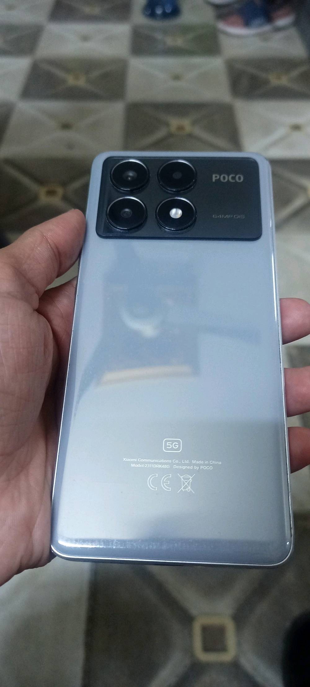 السلام عليكم poco x6 pro 5G مبدله شاشه اصليه وكاله جبته 85الف وانفطرت فطر بسيط ما مأثر على شي  
 ذاكرته: 512
الرام: 12+12
المعالج: Dimensity 8300-Ultra
ثماني نواة بتردد يصل الى 3٫35 كيكا هرتز
نظام الاندرويد 16
نظام التشغيل 3.0.8.0Xiaomi HyperoS