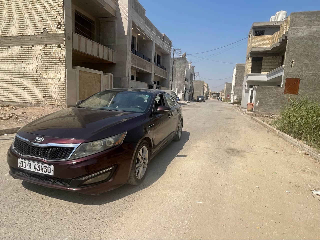 السلام عليكم كيا اوبتما 2013 للبيع وارد امريكي فايتة كلين بدون ضربة بالعراق مضروبة البابتين صفحة السايق بستوتة و مشكوكة البوب مبدلة و مصبوغة بدون شاصي و لغد حتى التكم كلشي مابيهن محرك 2400 فول مواصفات لمتد بانوراما بصمة و بصمة ابواب كشنات كهرباء كشنات تدفئة و تبريد كشن خزن ميموري سماعات انفنتي كهربائيات كلها شغالة مابيها اي نقص تدفئة تبريد حساس اصطفاف مري شفط تدفئة بالستيرن تحكمات استيرن مثبت سرعة حساس تايرات ماشية 90 الف ميل حقيقي زوج تايرات امامي جديد السعر 112 مكان السيارة السيدية او الدورة حي دجلة 
*********** بغداد, العراق
