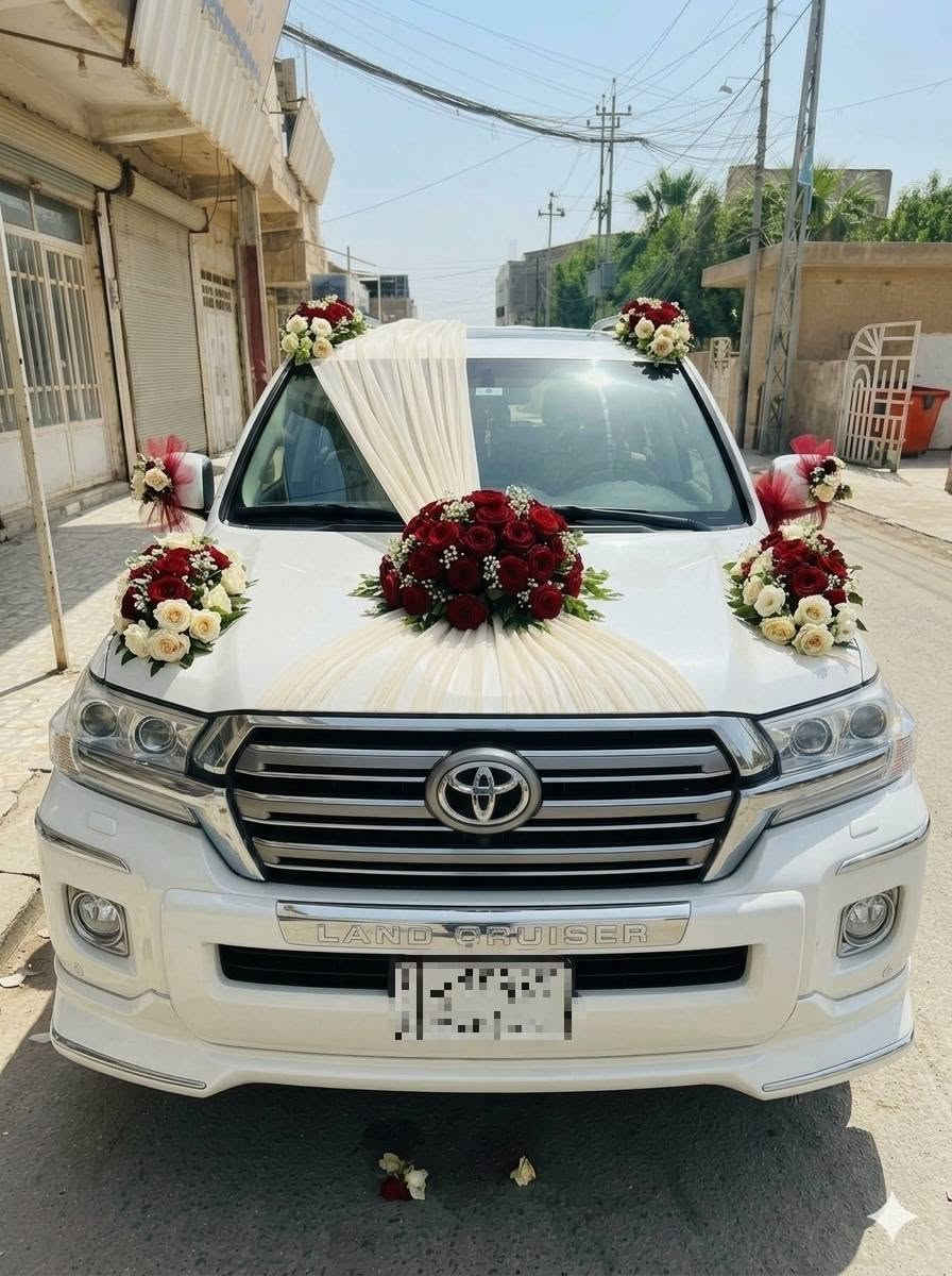 تزيين سيارات • باقات ورد • محاويل حي ١٧