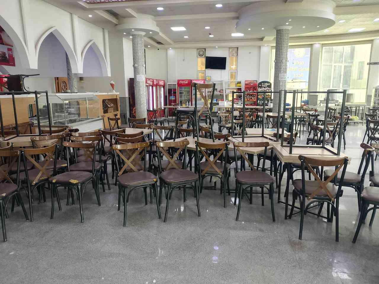 نجف • ٢٠ طبلات وكراسي • نضاف كلش