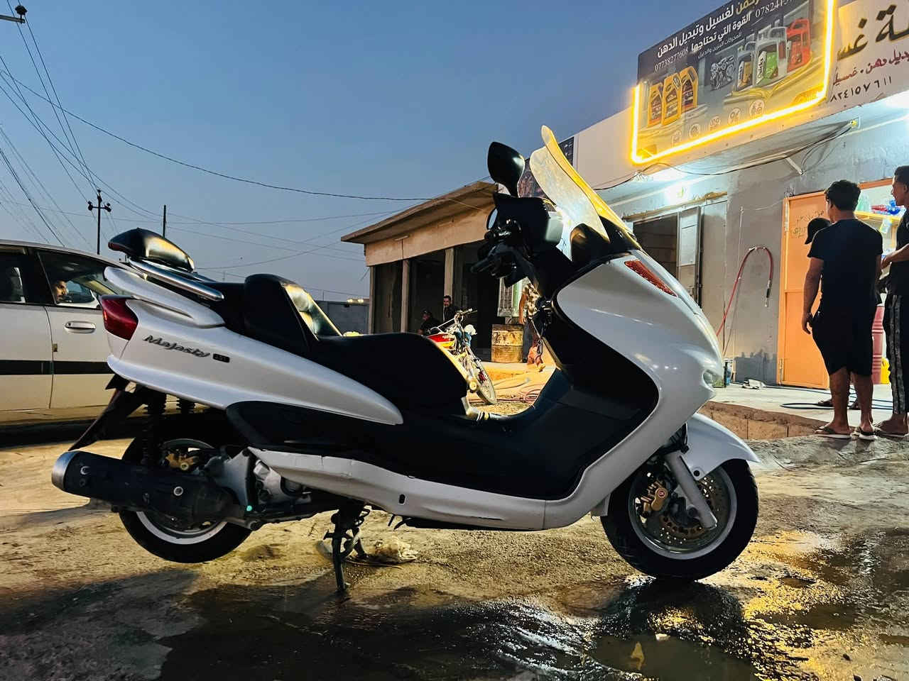 السلام عليكم ورحمة موطور ماجسته دبل رون لبيع موطور ما عايزو شي كهربائيت شغاله كل شراي اتصل السعر 850. ***********
