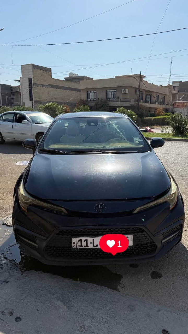 كورلا موديل 2020  SE للبيع محرك 2000
السياره فئة سبورت 
كير 10  نمر 
بصمه 
تخم تاير جديد 
بطياريه جديده 
صدر امامي خلفي كله مبدل جديد 
كير محرك شاصي  كله مكفول 
تبريد ثلج 
الحادث مثل مموضح بلصور صور الحادث موجوده وصور التصليح هم موجود بلمنشور واكو ملاحظات يعني رصعات خفيفه بلصندوك 
السياره باسمي تحويل ثاني يوم رقم بغداد رقم الجديد 
السياره ماشيه 117,٠٠٠ ميل 
السعر 134 ورقه وبيها مجال للشراي 
للتواصل ***********
