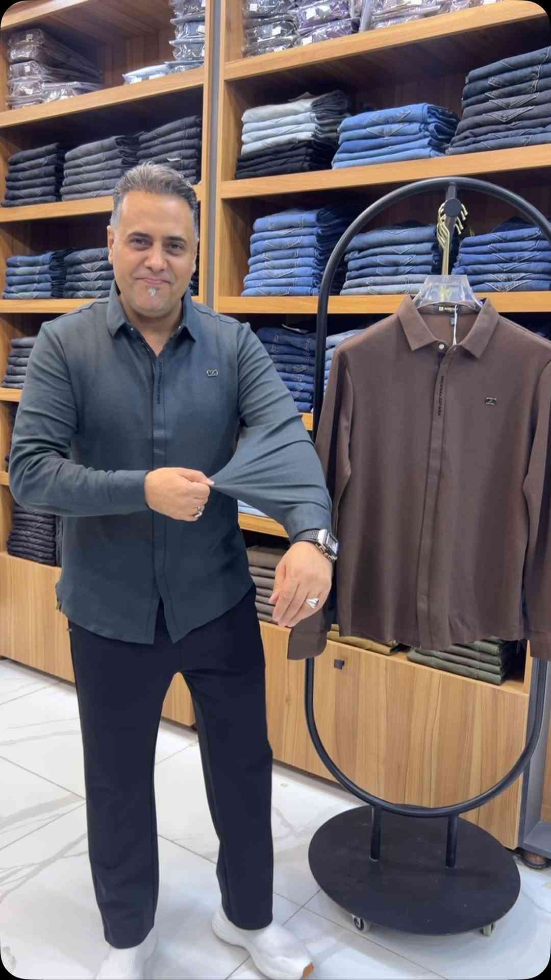 قميص صوف • ملمس ناعم • مقاسات لغاية 4XL