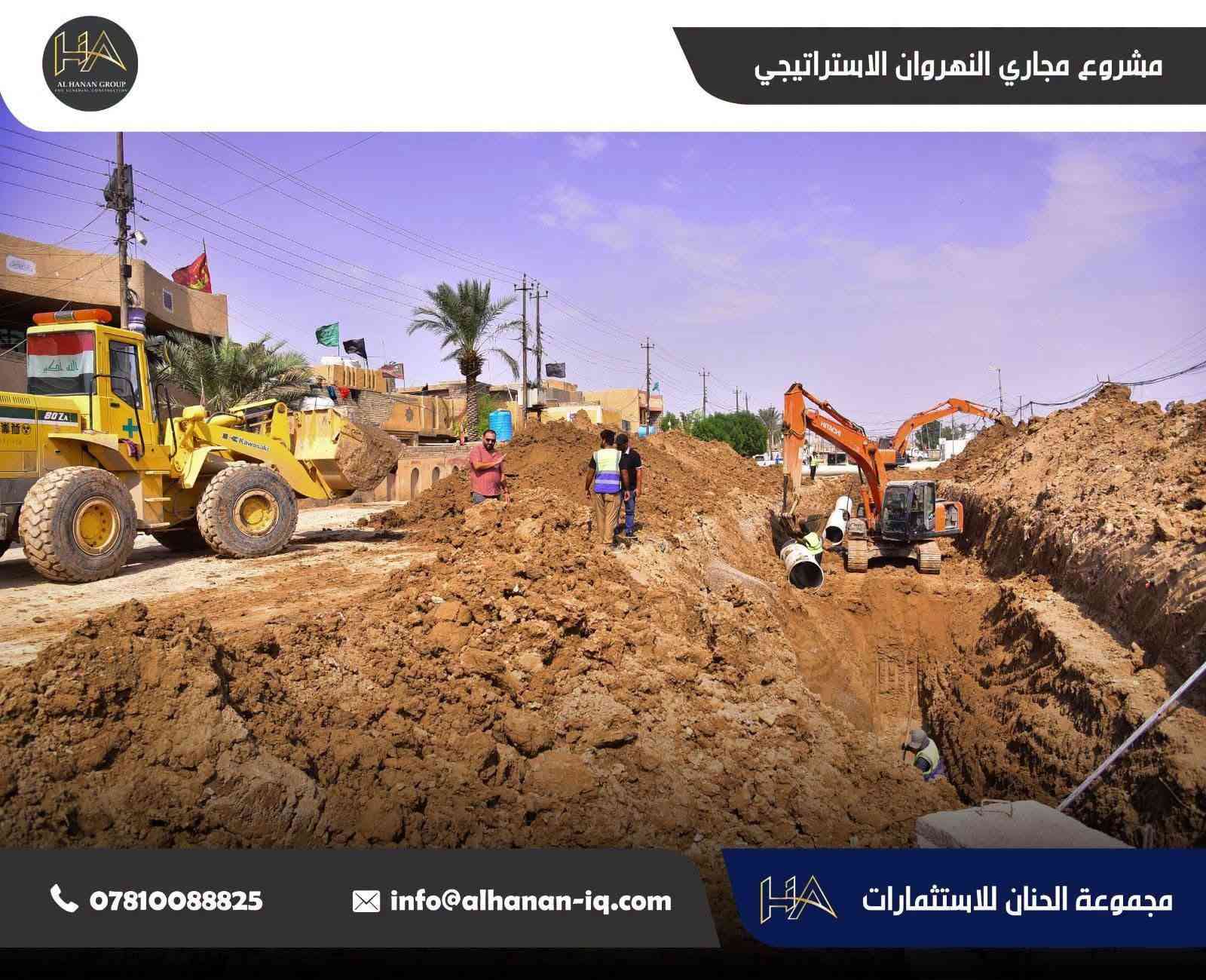 مجاري النهروان • الخطوط الناقلة • مجموعة الحنان