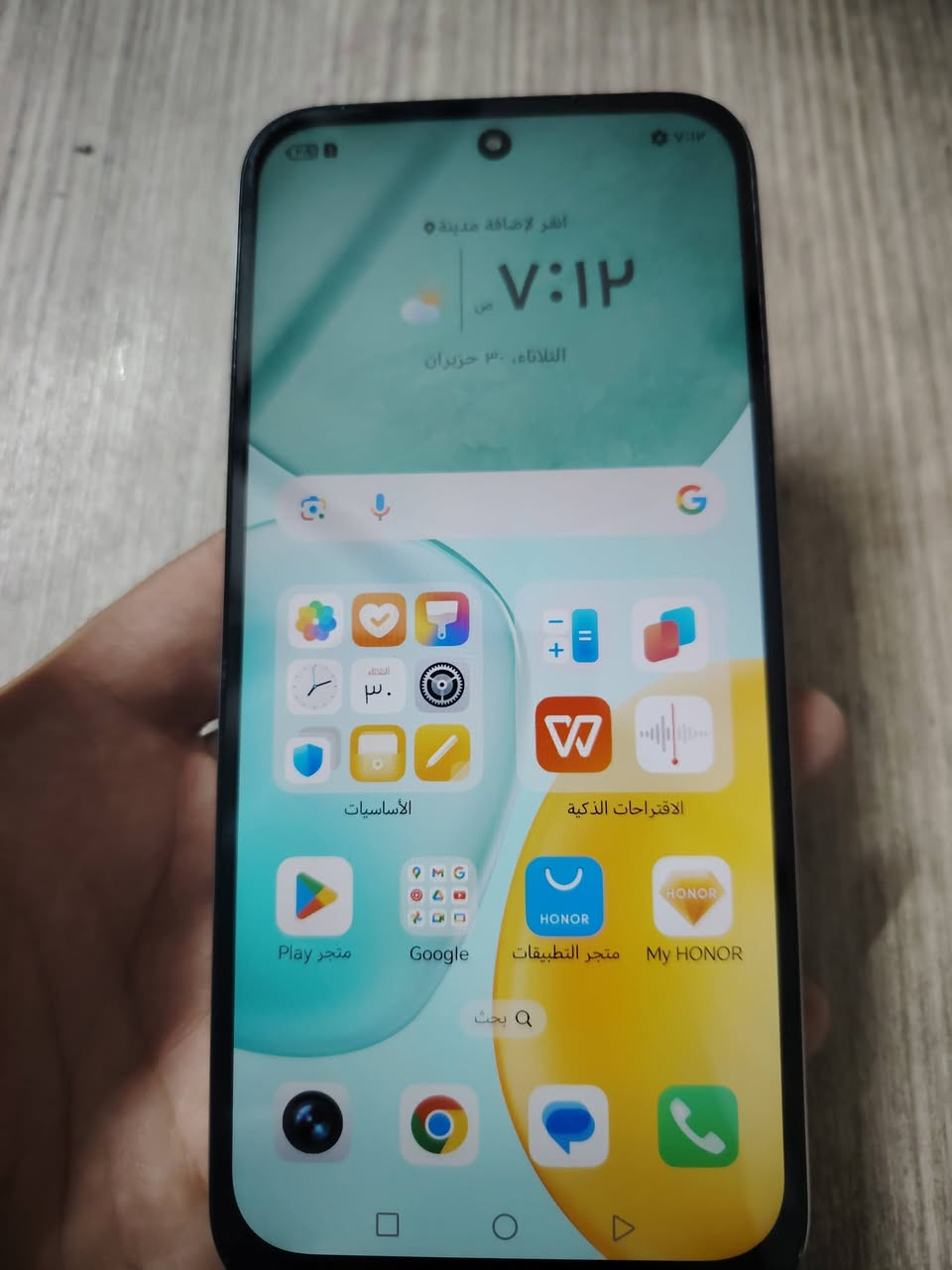 السلام عليكم جهاز X6Cمن HONOR
الجهاز نضيف 90% 
🔋 بطاريته 5300 mA 
 الذاكرة 128 التحديث الاندرويد 15
جهاز ممتاز استعماله و بالعاب ممتاز 
الجهاز سعره 155الف و بيه  مجال أن شاء الله 
بالخدمة التواصل واتساب ***********
