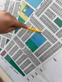 قطعه ارض للبيع 🍃 مقاطعه 10/2 توزيع المالكي مقابل الخدمات 🏫 رقم العقار ...