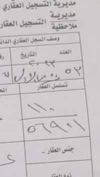 حي المالكي • قطعة ارض • ١٠٠م