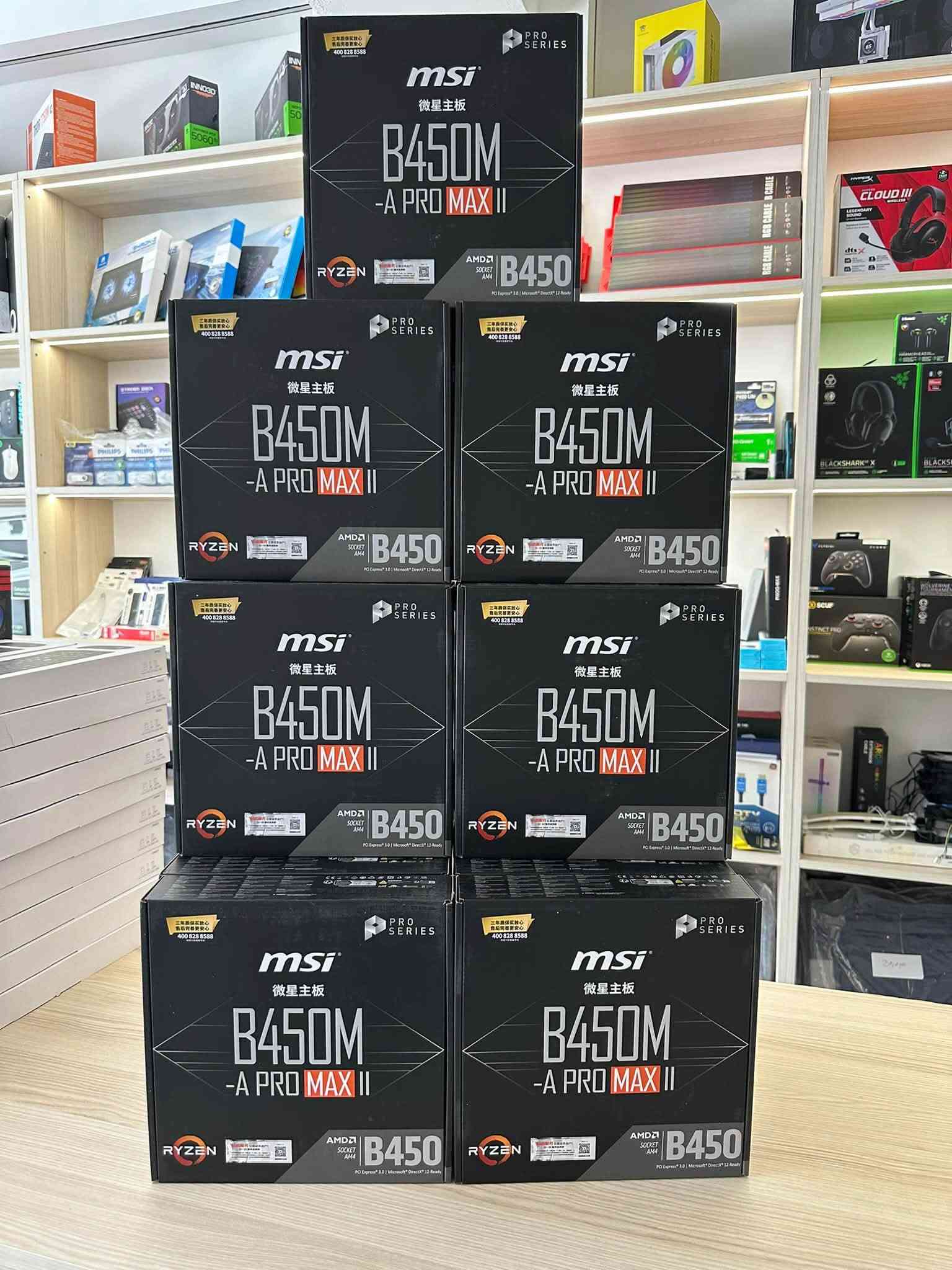 SHEX PC
RYZEN  5500
RYZEN  5600X
RYZEN  5700X
INTEL   1440F

MSI B450M-A PRO MAX II
GIGABYTE B550M K 

NEW 🆕 

توصيل لجميع المحافظات 🚚 
📍دهوك السوق شارع دورة كورك
📩 للطلب والاستفسار
WhatsApp ‪+964 773 416 8767‬
