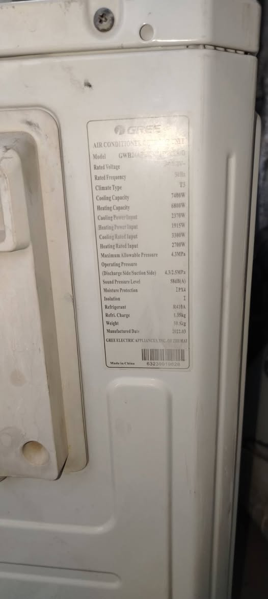 متاح خارجيه٢طن كري R410
بلادي على وضع الشركه نظافه 100%
السعر ٣٠٠ العنوان بابل شارع 60 للاستفسار *********** المحاويل, بابل
