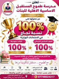 مدرسة طموح المستقبل • ابتدائي مختلط • حي اور