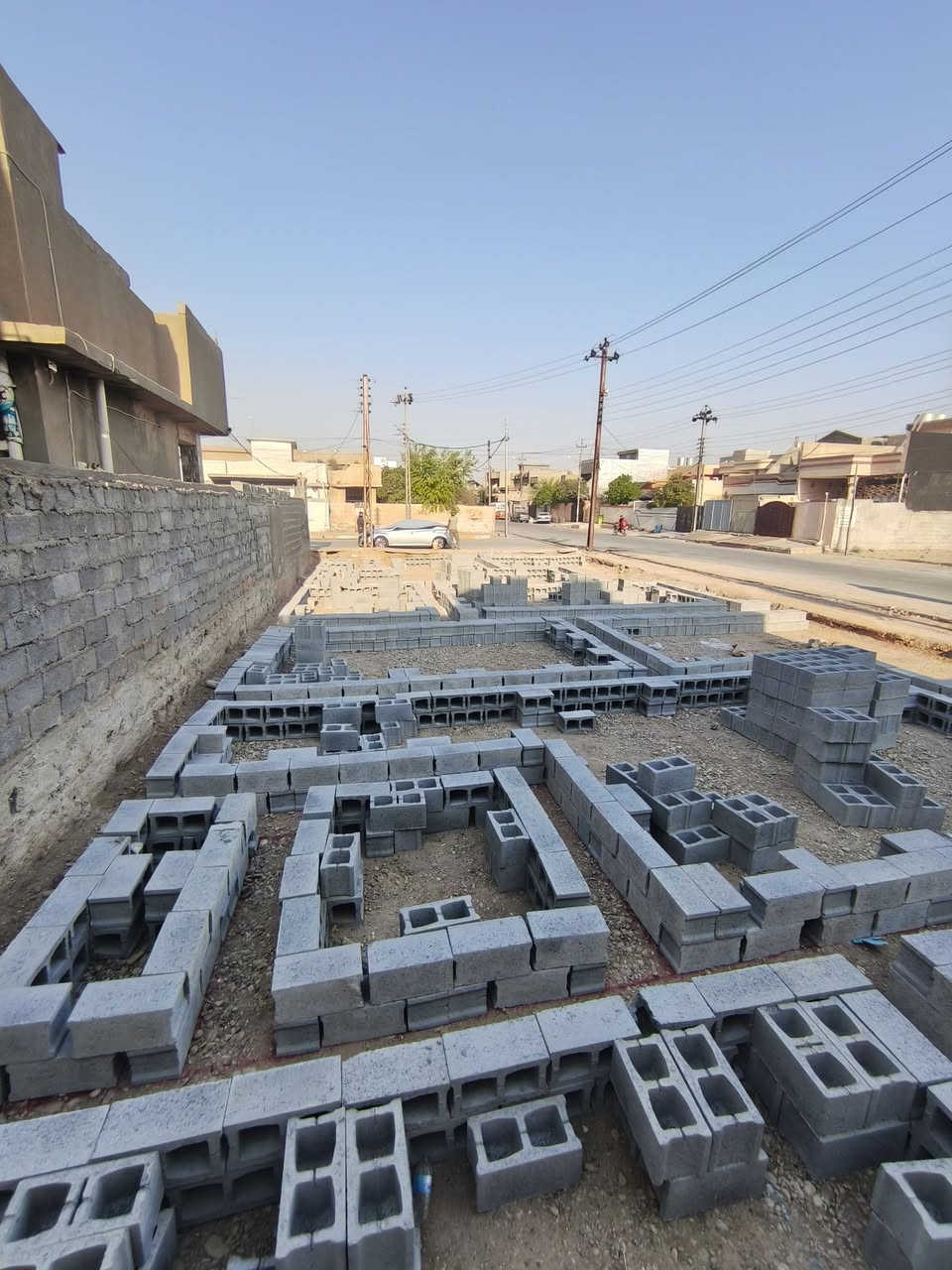كادر عمل اساس شريطي هندسي تصفيط بلوك وتسليح هندسي اسعار مناسبه ***********
