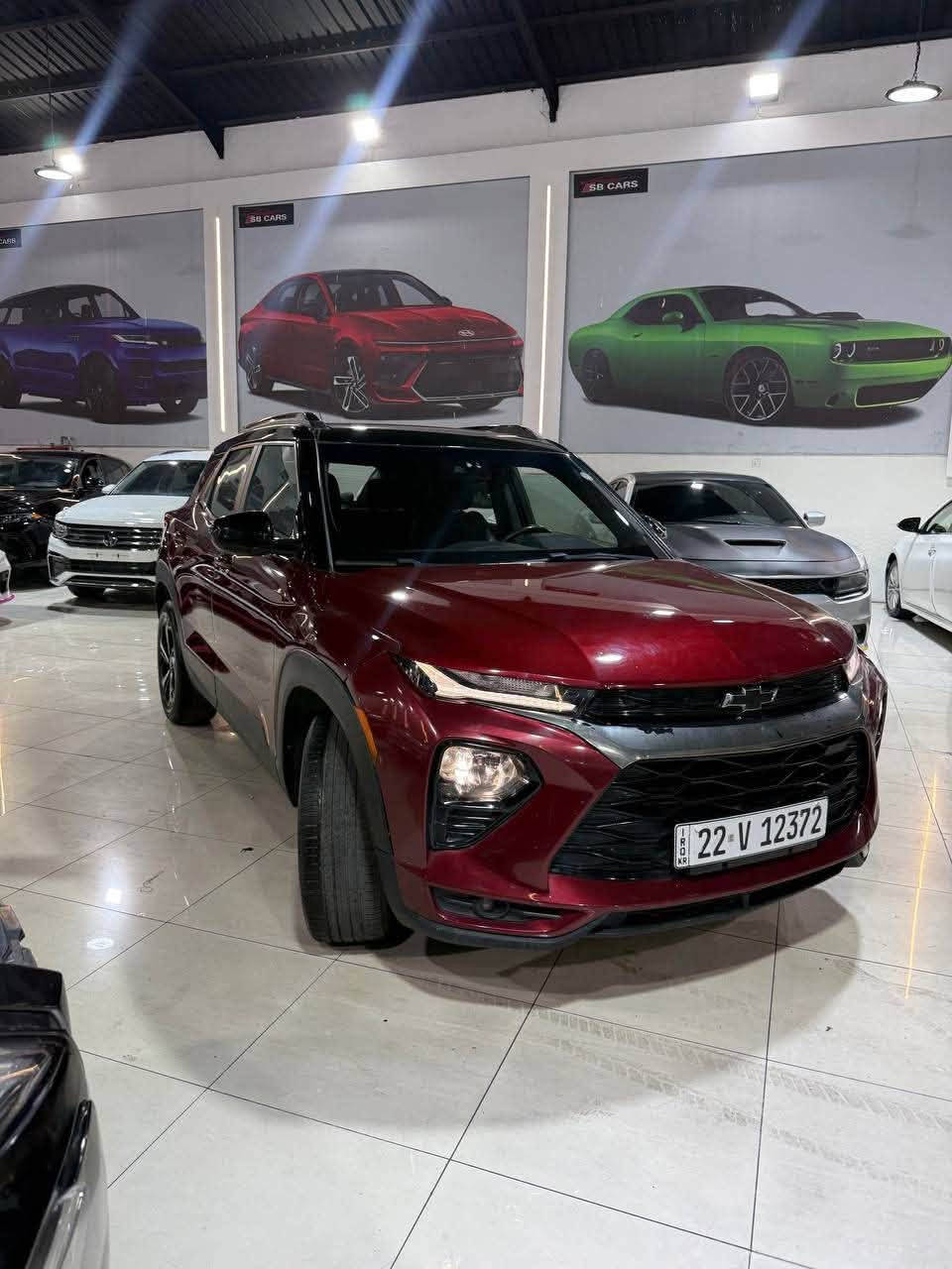 Chevrolet trailblazer  RS 2022
سعر بلاشش نقداً ٩٧$🔒🔥
***********
***********

مواصفات RS 
تشغيل عن بعد
شاشة
كاميره
كراسي كهرباء
رادارات ٣٦٠ درجة
ماشية  ٢١ الاف مايل
محرك ٣ سلندر توربو 
❌جاملغ و بنيد  ٣ مكان بيه تعديل بارد
 بدون دواخل
ارباك ستيرن سستم
موجودة ب اربيل📍معرض BRWA  cars

***********
***********
