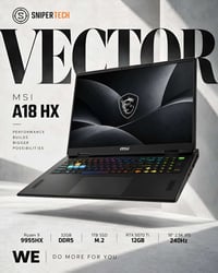 MSI Vector A18 • رايزن 9 • RTX 5070 Ti