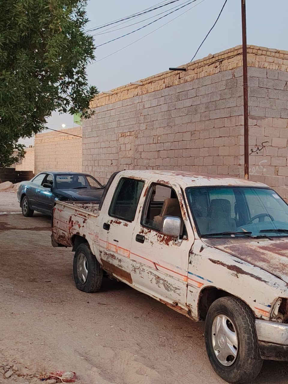 سلام عليكم بيكم تيوتا موديل 90 مكفوله بلاد سياره قطرت صبغ ما بيه محرك كير شاصي مكفولات رقم مثنى سياره أصولي مكان سماوه مركز المدينه سعر 14 وبيه مجال رقم الهاتف// ***********//غير متواجد ع الفيس
