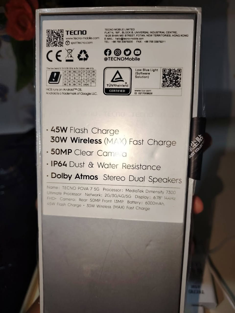 السلام عليكم مبايل من نوع تكنو بوفا ٧ مستعمل شهرين فقط سعر٣٠٠للستفار ***********
