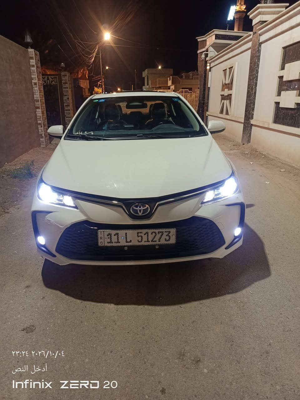 السلام عليكم كورلا هايبرد 2024  علامة الزركه باب الاول فول مواصفات عدا كرسي كهرباء رقم بغداد الجديد تحويل مباشر مكفوله كفاله عامه ماشيه 35 السيارة بعده عله وضع الشركه السعر 150 العنوان الفلوجة للاستفسار الاتصال على الرقم 
***********

نص مكتوب في الصور:
- ٢٣:٢٤ ٢٠٢٦/١٠/٠٤
- أدخل النص
- Infinix ZERO 20
- ٢٣:٢٤ ٢٠٢٦/١٠/٠٤ أدخل النص Infinix ZERO 20
- Infinix ZERD 20