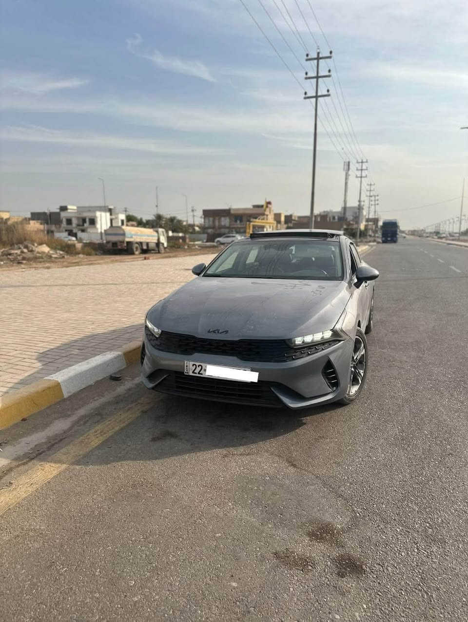 كيا كي فايف k5🩶لون مميز
2023 رقم اربيل هزه وسنويه جديده
ماشيه : 53 الف
حادث سطحي بدون دواخل شرط الفحص 
جكه بدواخل مابيها
3 مكانات صبغ 
Ex اعلئ فئه بل k5
بانروما
بصمه ذكيه ودخول ذكي
كشنات حار بارد وكهرباء
داخل صاج بلادي بس بل ex
ويل 18 كروم
تو كلر يعني لونين
سايد بريك بصمه
شاشه كبيره تدعم كار بلي
رادارات 360 درجه
شحن لاسلكي
اوتو هولد مال زخم
وبيها هواي مواصفات بعد
السعر : 152$ ومجال بسيط
مكاني بغداد البياع حي الجهاد
*********** متوفر واتساب
